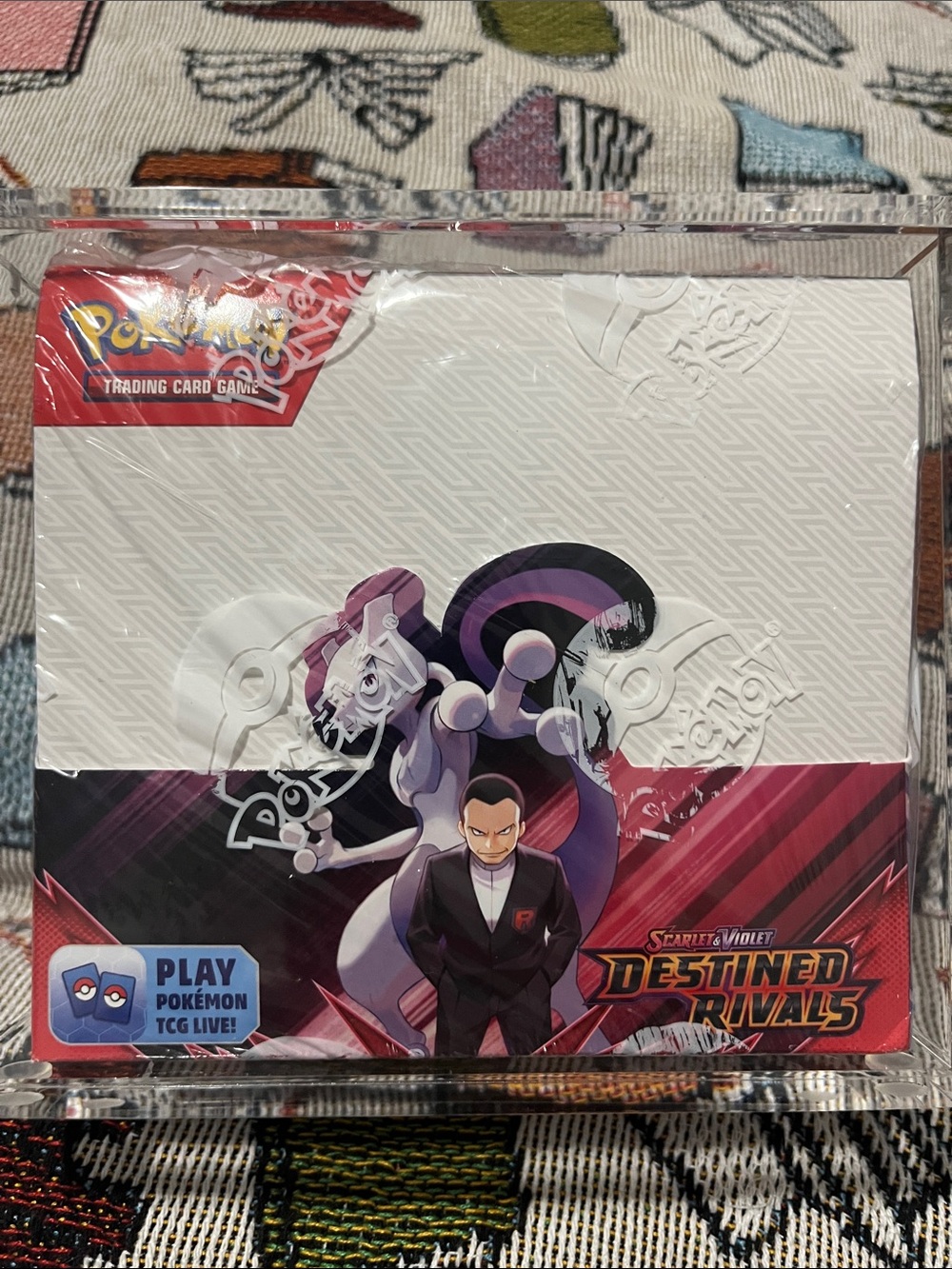 Pokemon Scarlet & Violet Destined Rivals Booster Box - White, Purple, Black, Red